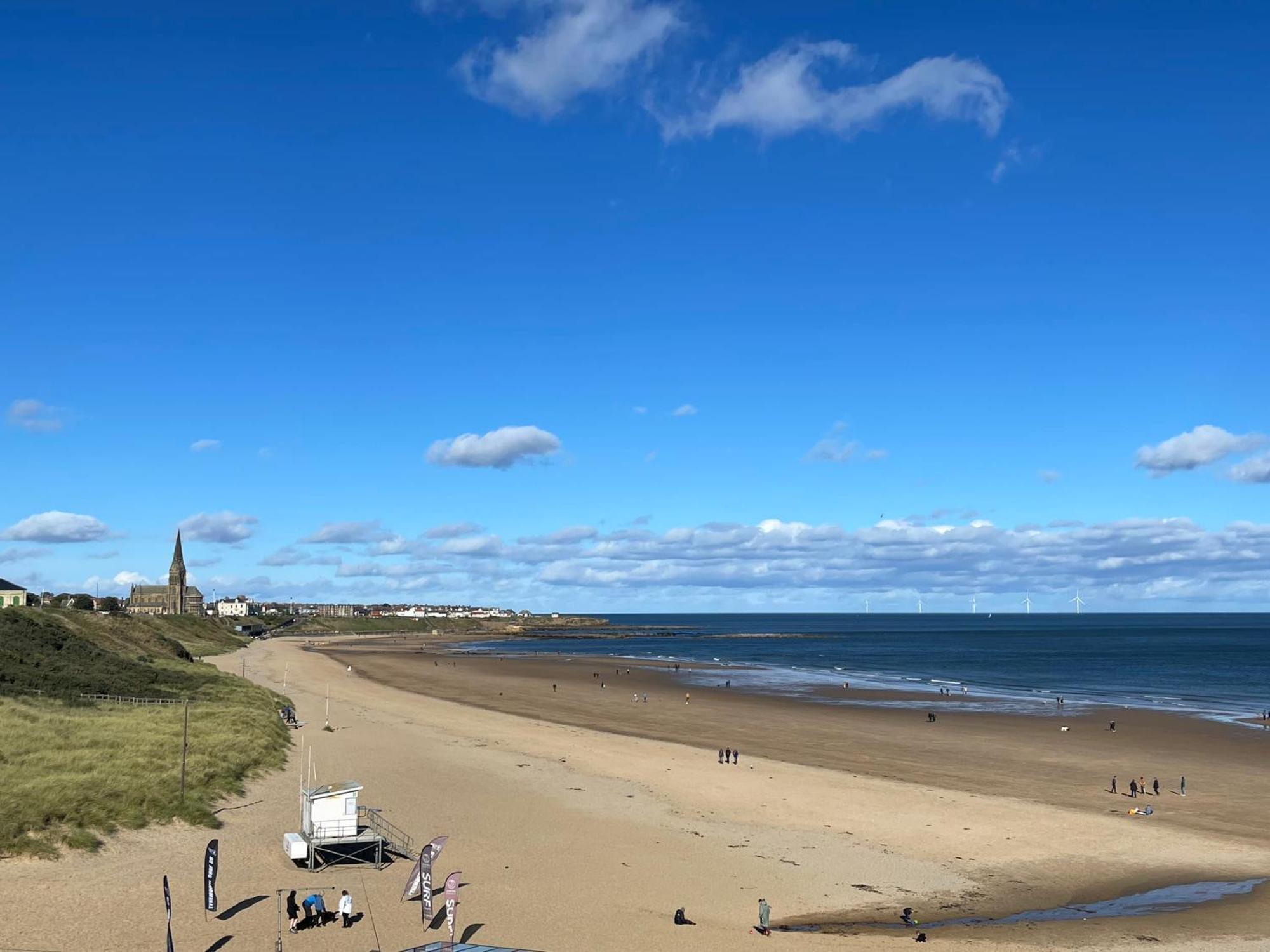 Longsands Beach Apartment 3 Tynemouth Free Onsite Parking Exterior photo